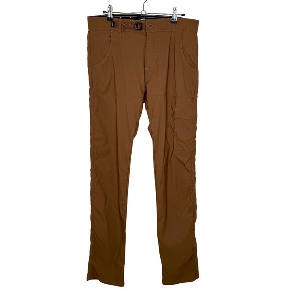 prAna Stretch Zion II Slim Fit Pant in Sepia, 30x34 - Picture 1 of 12